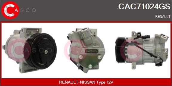 Casco CAC71024GS - Compresseur, climatisation droxauto.com