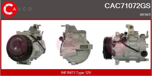 Casco CAC71072GS - Compresseur, climatisation droxauto.com