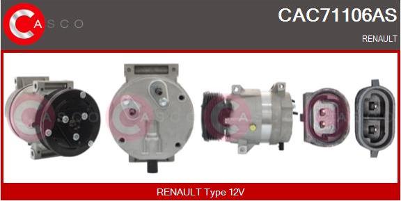 Casco CAC71106AS - Compresseur, climatisation droxauto.com