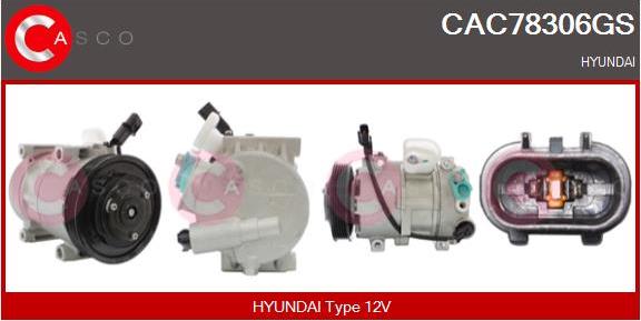 Casco CAC78306GS - Compresseur, climatisation droxauto.com