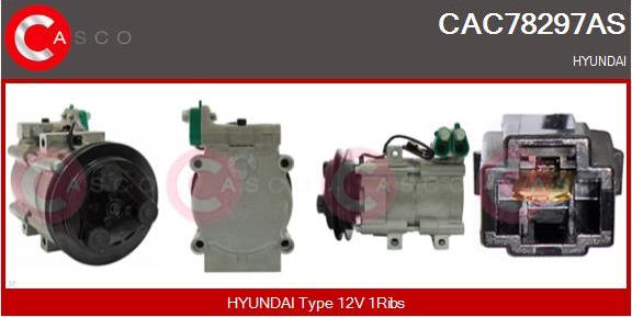 Casco CAC78297AS - Compresseur, climatisation droxauto.com