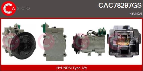 Casco CAC78297GS - Compresseur, climatisation droxauto.com