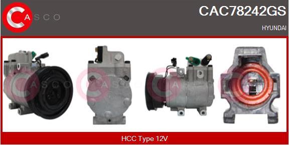 Casco CAC78242GS - Compresseur, climatisation droxauto.com