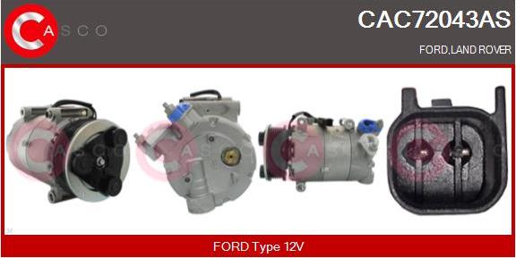 Casco CAC72043AS - Compresseur, climatisation droxauto.com