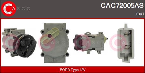 Casco CAC72005AS - Compresseur, climatisation droxauto.com