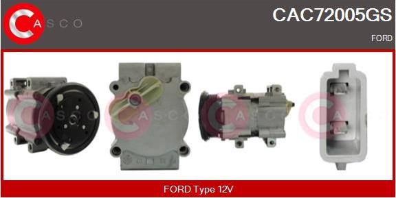 Casco CAC72005GS - Compresseur, climatisation droxauto.com