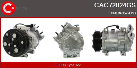 Casco CAC72024GS - Compresseur, climatisation droxauto.com