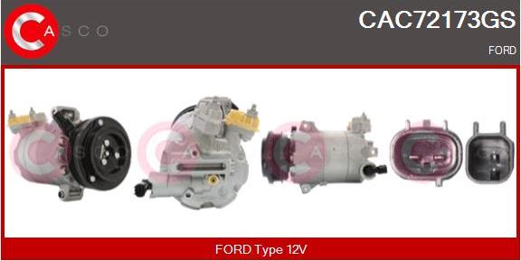 Casco CAC72173GS - Compresseur, climatisation droxauto.com