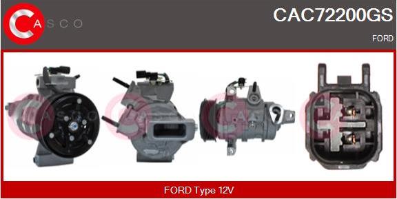Casco CAC72200GS - Compresseur, climatisation droxauto.com