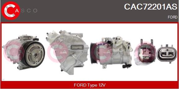 Casco CAC72201AS - Compresseur, climatisation droxauto.com