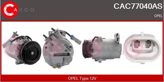 Casco CAC77040AS - Compresseur, climatisation droxauto.com