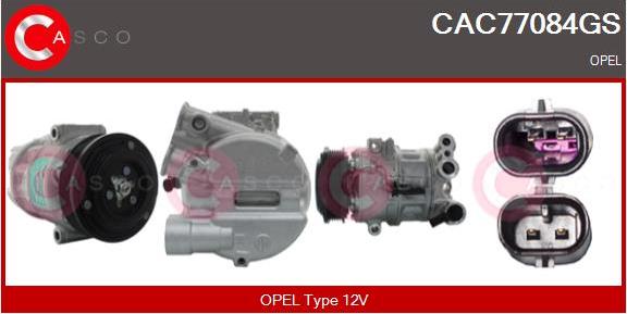 Casco CAC77084GS - Compresseur, climatisation droxauto.com