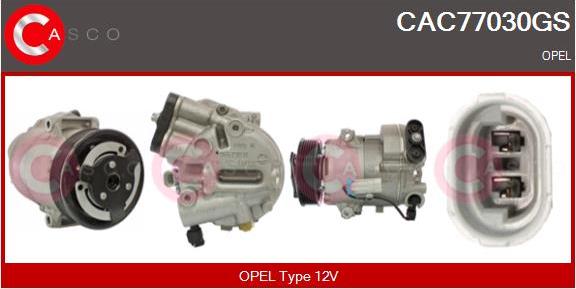 Casco CAC77030GS - Compresseur, climatisation droxauto.com
