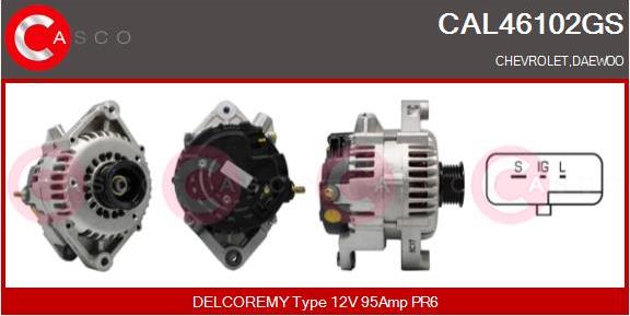 Casco CAL46102GS - Alternateur droxauto.com
