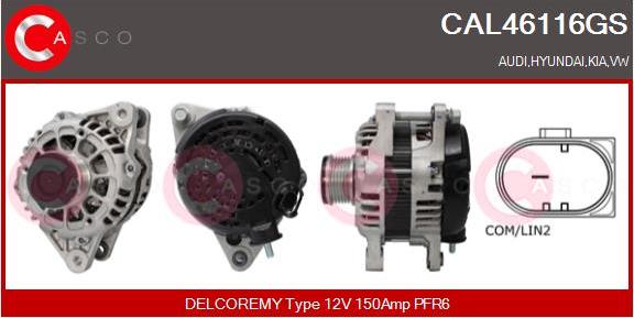 Casco CAL46116GS - Alternateur droxauto.com