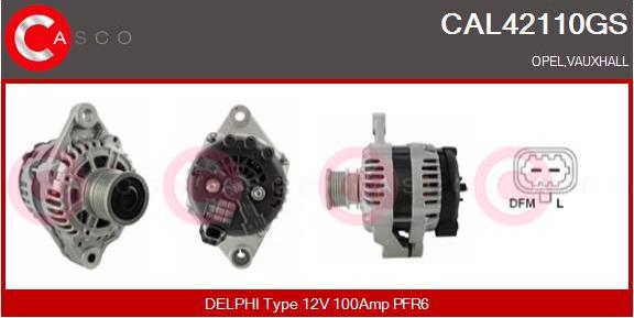 Casco CAL42110GS - Alternateur droxauto.com