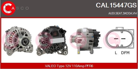 Casco CAL15447GS - Alternateur droxauto.com