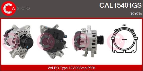 Casco CAL15401GS - Alternateur droxauto.com