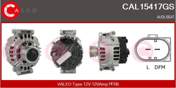 Casco CAL15417GS - Alternateur droxauto.com