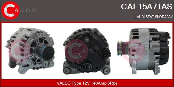 Casco CAL15A71AS - Alternateur droxauto.com