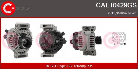 Casco CAL10429GS - Alternateur droxauto.com
