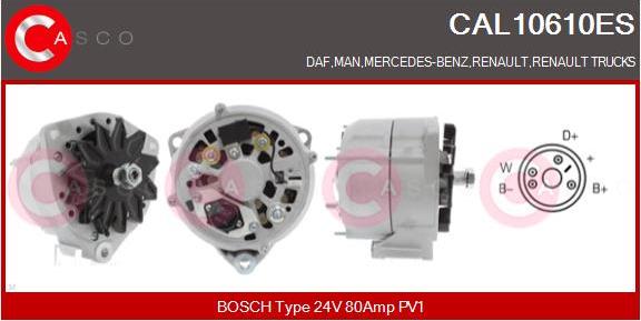 Casco CAL10610ES - Alternateur droxauto.com