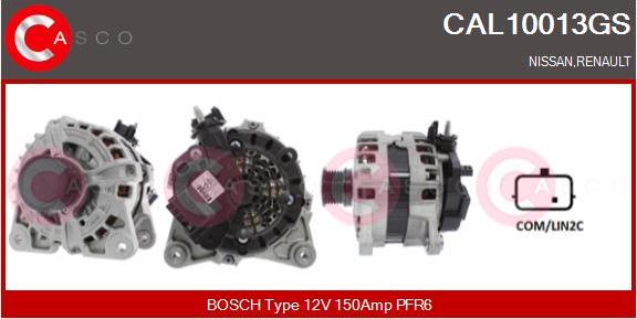 Casco CAL10013GS - Alternateur droxauto.com