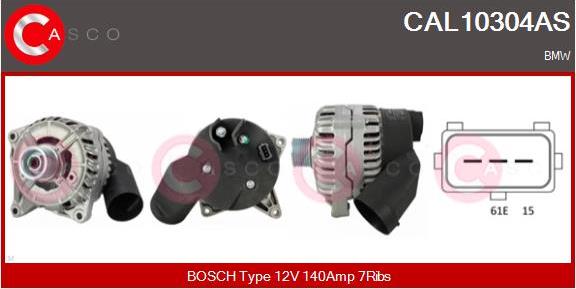 Casco CAL10304AS - Alternateur droxauto.com
