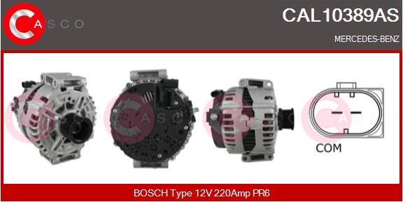 Casco CAL10389AS - Alternateur droxauto.com