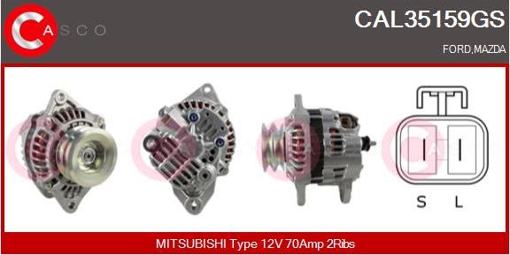 Casco CAL35159GS - Alternateur droxauto.com