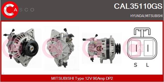 Casco CAL35110GS - Alternateur droxauto.com