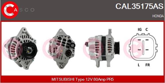 Casco CAL35175AS - Alternateur droxauto.com