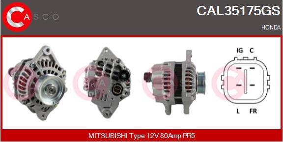 Casco CAL35175GS - Alternateur droxauto.com