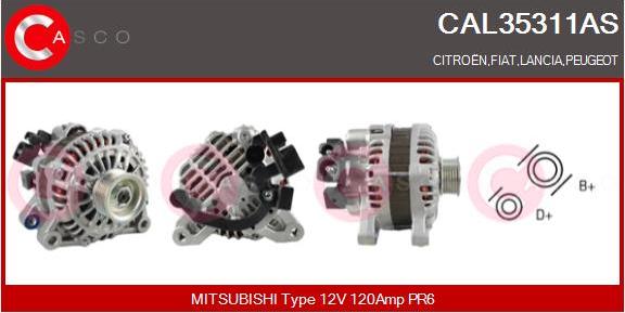 Casco CAL35311AS - Alternateur droxauto.com