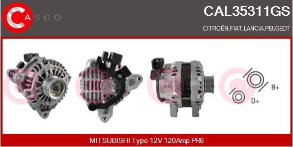Casco CAL35311GS - Alternateur droxauto.com