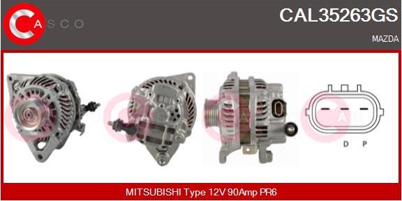 Casco CAL35263GS - Alternateur droxauto.com