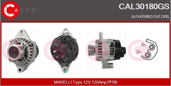 Casco CAL30180GS - Alternateur droxauto.com