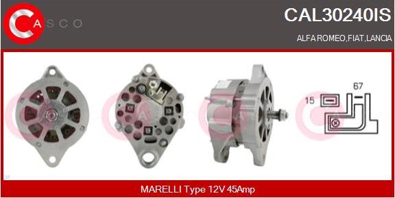 Casco CAL30240IS - Alternateur droxauto.com