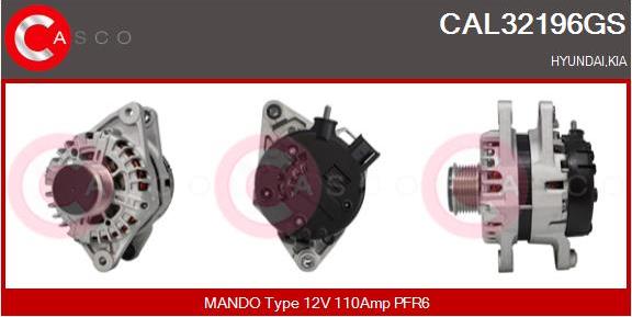 Casco CAL32196GS - Alternateur droxauto.com