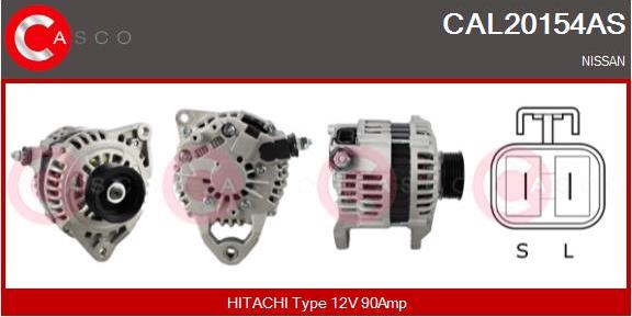 Casco CAL20154AS - Alternateur droxauto.com