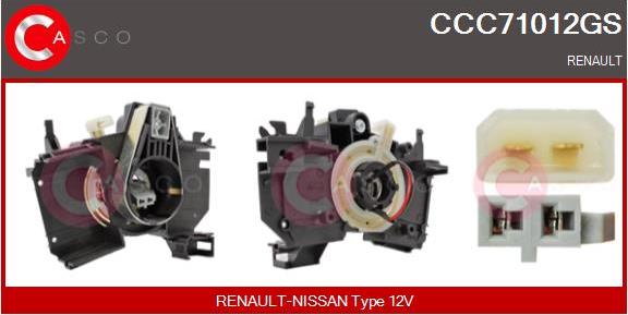 Casco CCC71012GS - Ressort tournant, Airbag droxauto.com