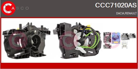 Casco CCC71020AS - Ressort tournant, Airbag droxauto.com