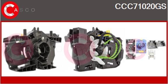 Casco CCC71020GS - Ressort tournant, Airbag droxauto.com