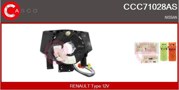 Casco CCC71028AS - Ressort tournant, Airbag droxauto.com
