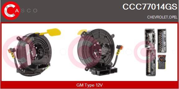 Casco CCC77014GS - Ressort tournant, Airbag droxauto.com
