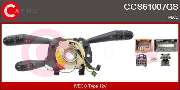 Casco CCS61007GS - Commutateur de colonne de direction droxauto.com