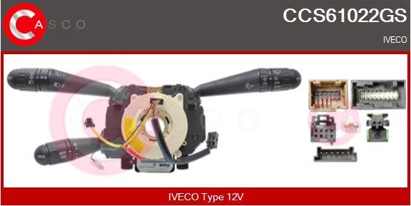 Casco CCS61022GS - Commutateur de colonne de direction droxauto.com