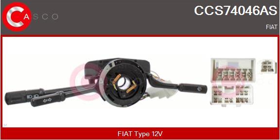 Casco CCS74046AS - Commutateur de colonne de direction droxauto.com