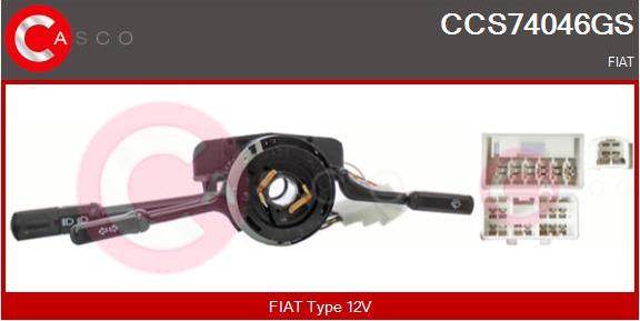 Casco CCS74046GS - Commutateur de colonne de direction droxauto.com