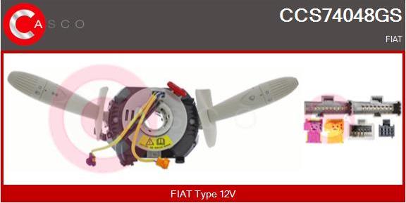 Casco CCS74048GS - Commutateur de colonne de direction droxauto.com